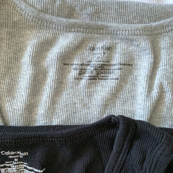 Calvin Klein Neutrals Undershirts/Tank Tops (3) - Picture 3 of 7